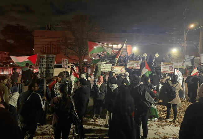 Stolen Land Sale Protest Staten Island 11/04/24